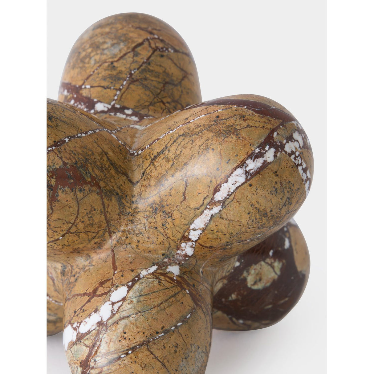 Jack Skulptur Forest Brown Marble