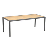 Gordon Soffbord 140x65 cm Antracit/Teak