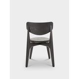 Slab Matstol Black