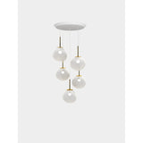 Melt Mini Rund Pendelsystem Opalescent, Gold