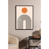 Tempel Poster Beige, 30 x 40 cm