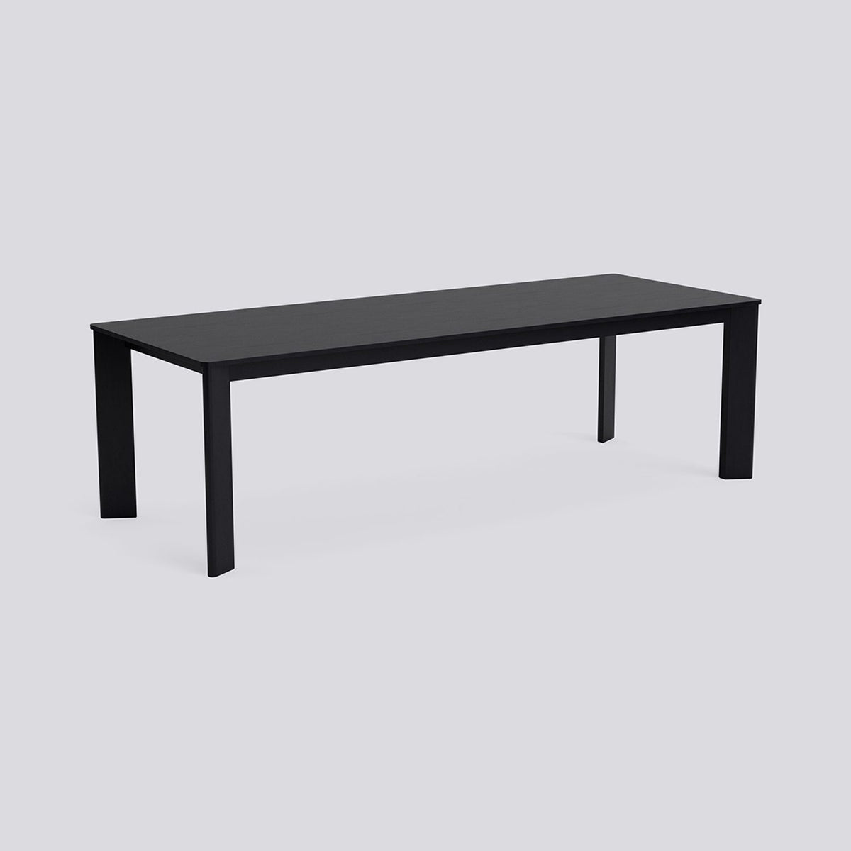 Chisel 30 rektangulärt L250 × B95 × H74 cm Matbord Black – lackerad ekfaner, Black – lackerad ek
