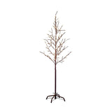 Träd 150 cm Cherry LED Brun Ljusdekoration Ute