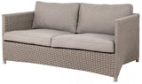 Diamond 2-sits lounge soffa inkl. Dyna Taupe