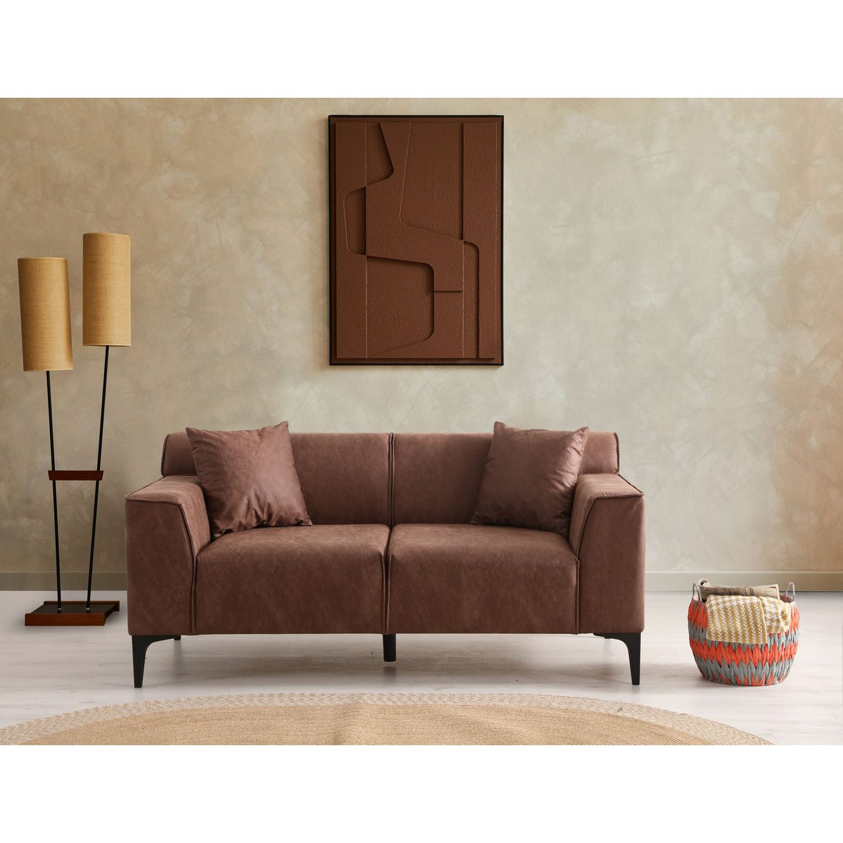 Piccolito 2-sits soffa Cognac