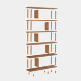 Kigali (120 x 168,5 x 28 cm) Atlantisk furu Bokhylla