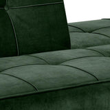 Perugia Bäddsoffa 87x198x95 cm Vic tyg Skogsgrön