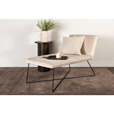 X-lounge Loungestol Beige, 128 x 83 x 71