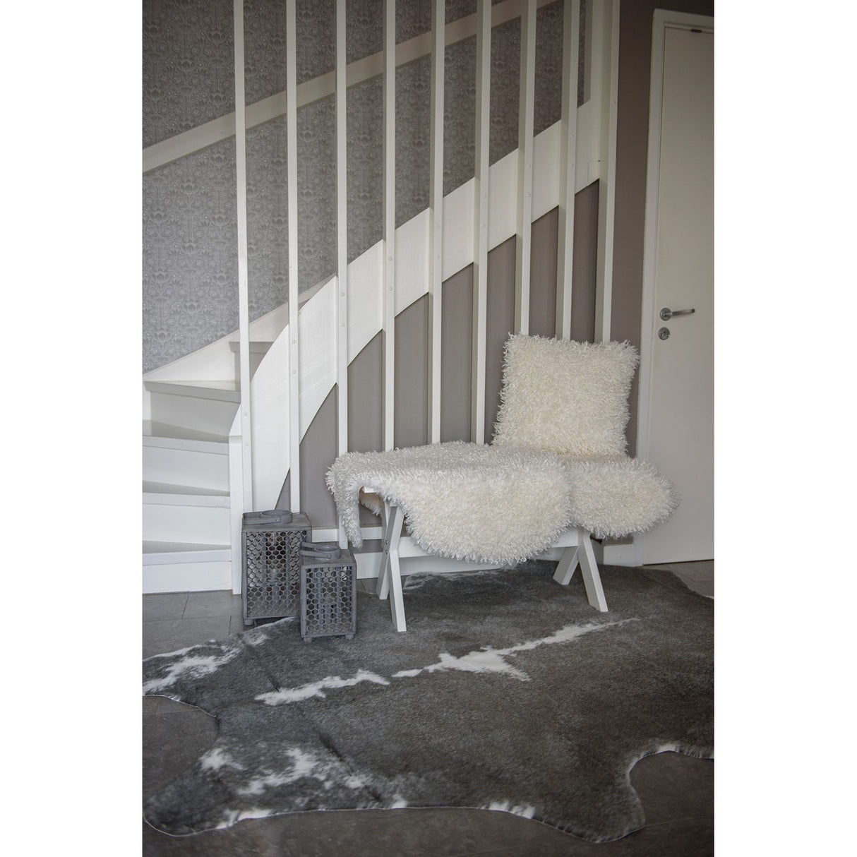Wooly 60x90 cm Fäll Grey