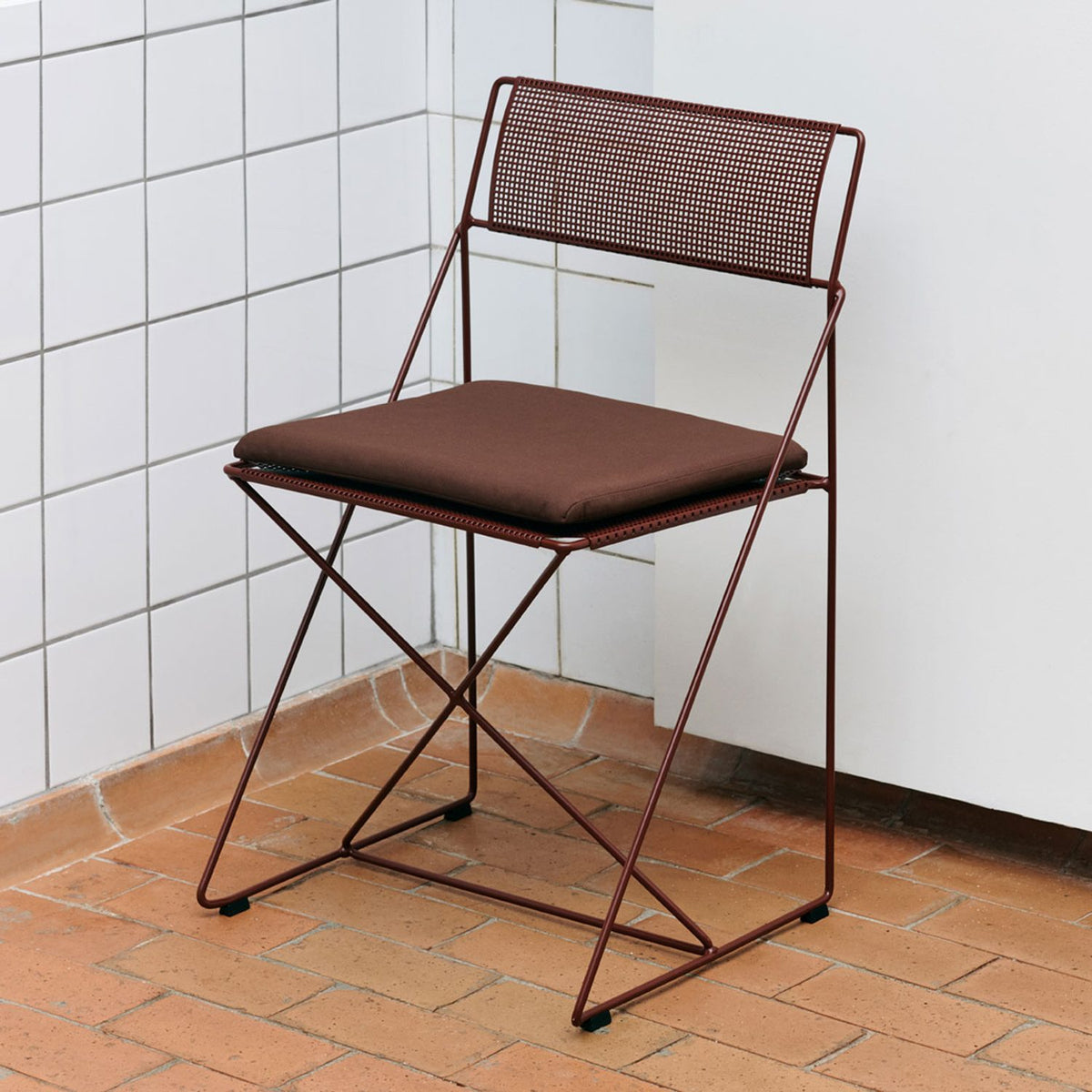 till X-Line för utomhusbruk 42,5 × 39 cm Sittdyna Sky grey