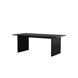 Vail Rektangulärt matbord Svart, MDF, 200 x 100