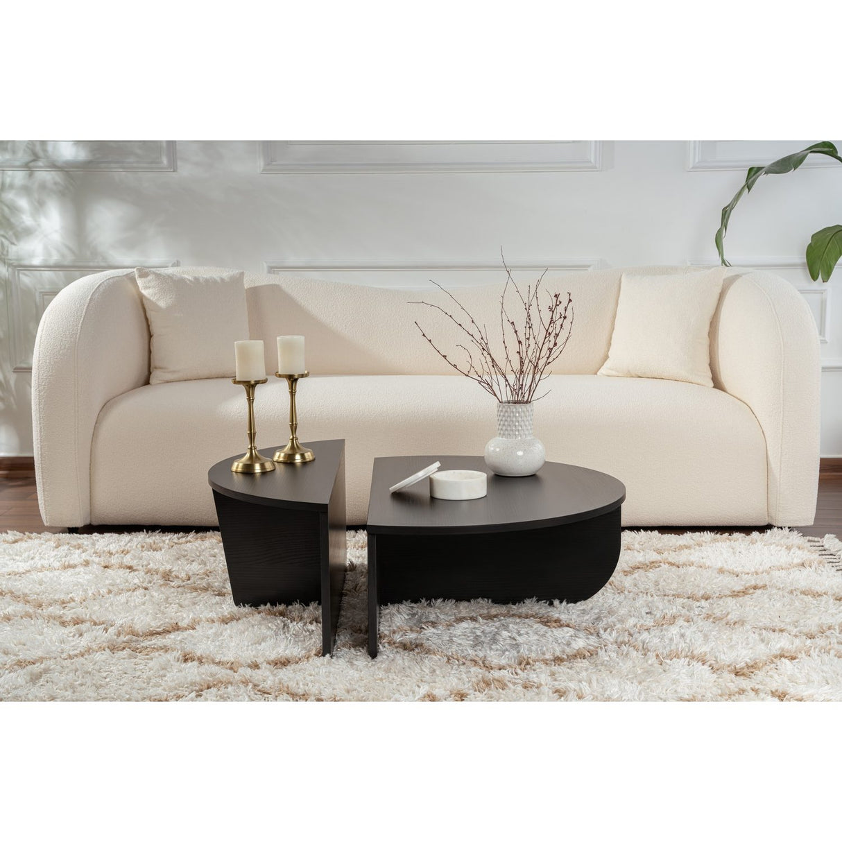 Carla Soffbord Wood Black