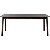 Banks Matbord 95x190-290 cm, Mörk espresso-ek