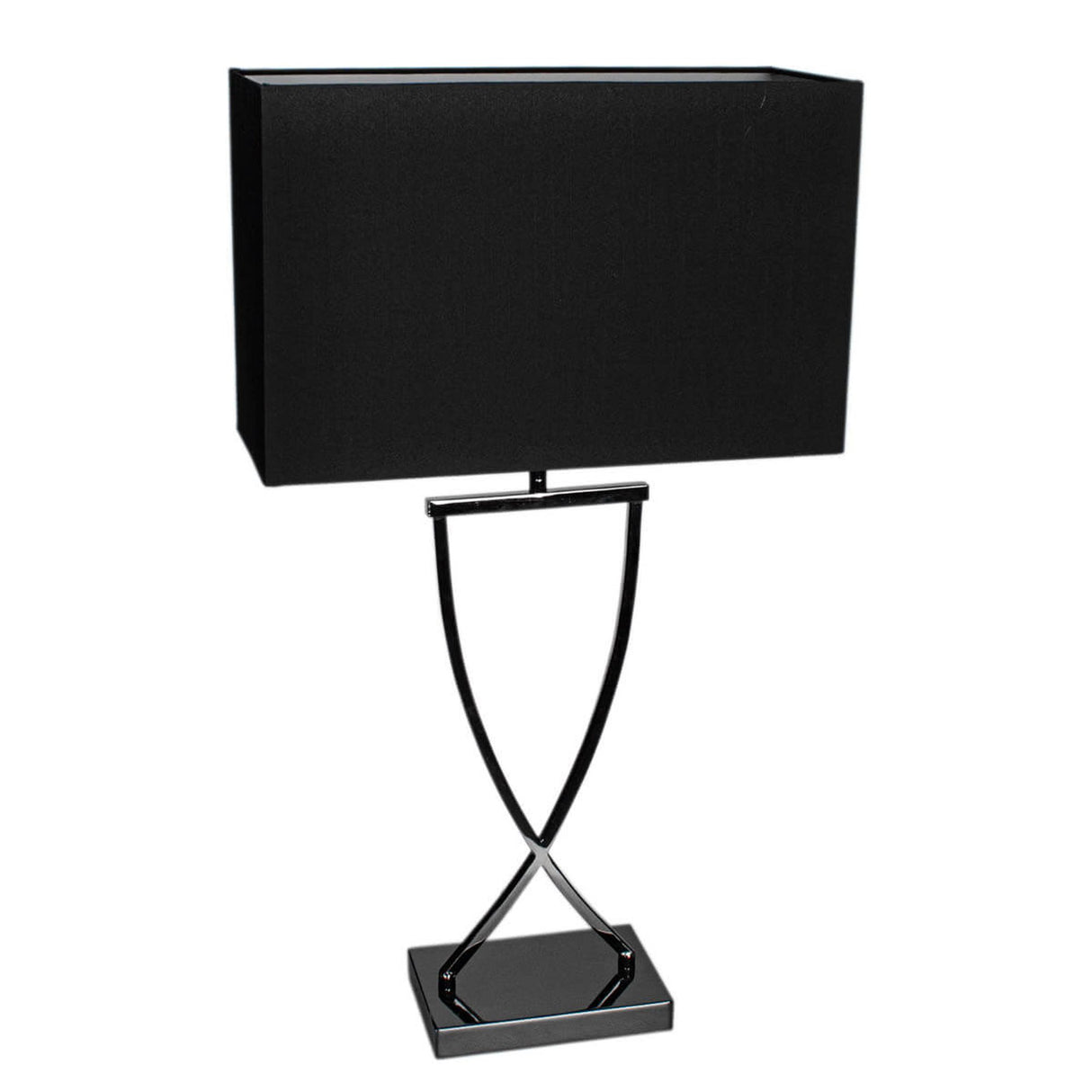Omega Bordslampa 69 cm Svartkrom/Svart