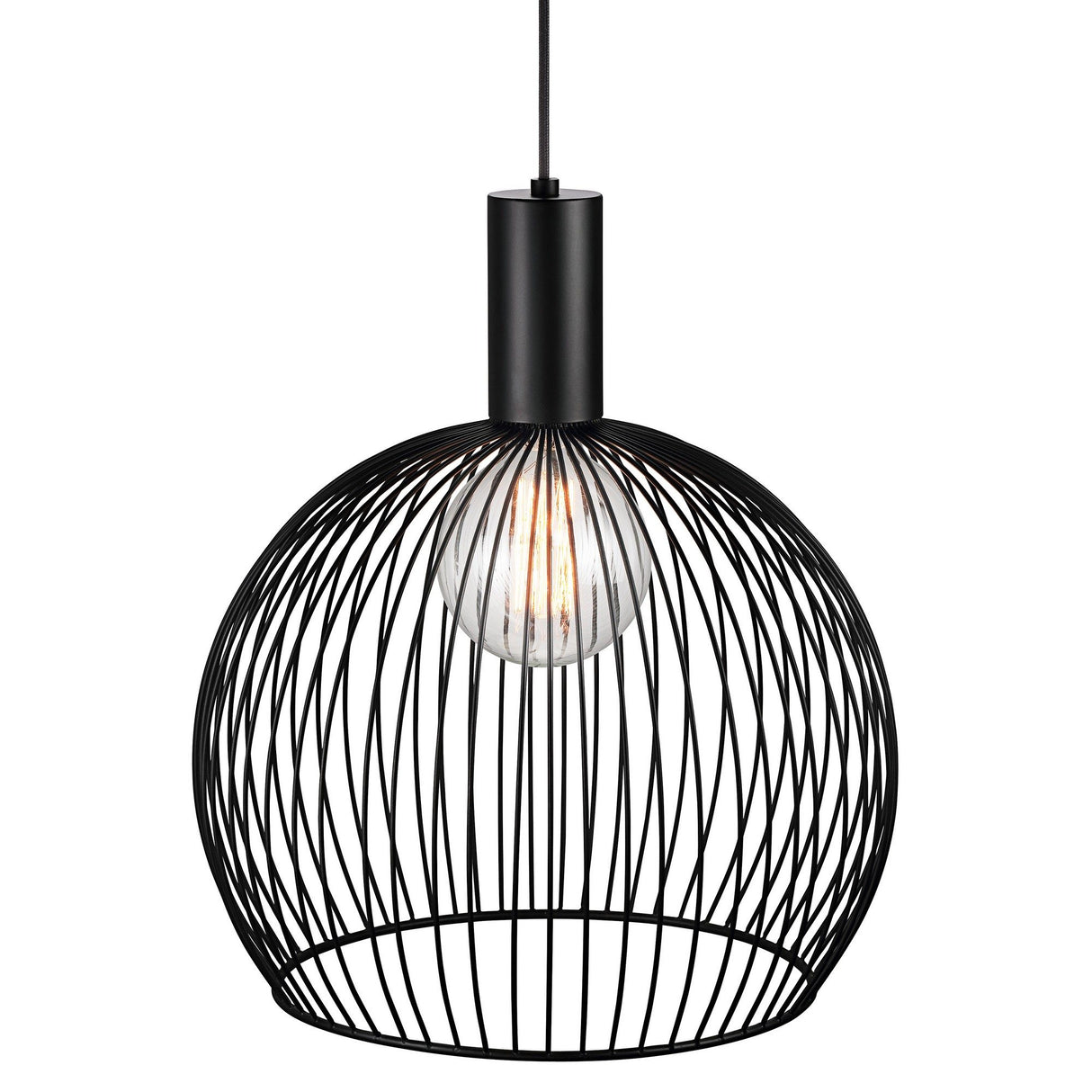 Aver Svart Taklampa 40 cm