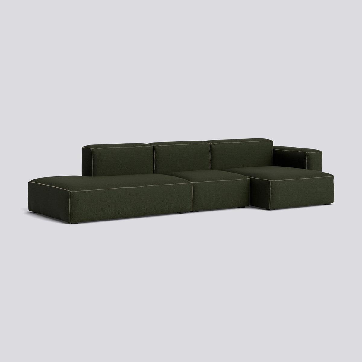 Mags Soft 3-sits, kombination 4 höger Soffa Maglia Dark green, Fast