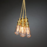 E27 8 Amber LED Guldkabel Dimmer Ljusslinga Inomhus