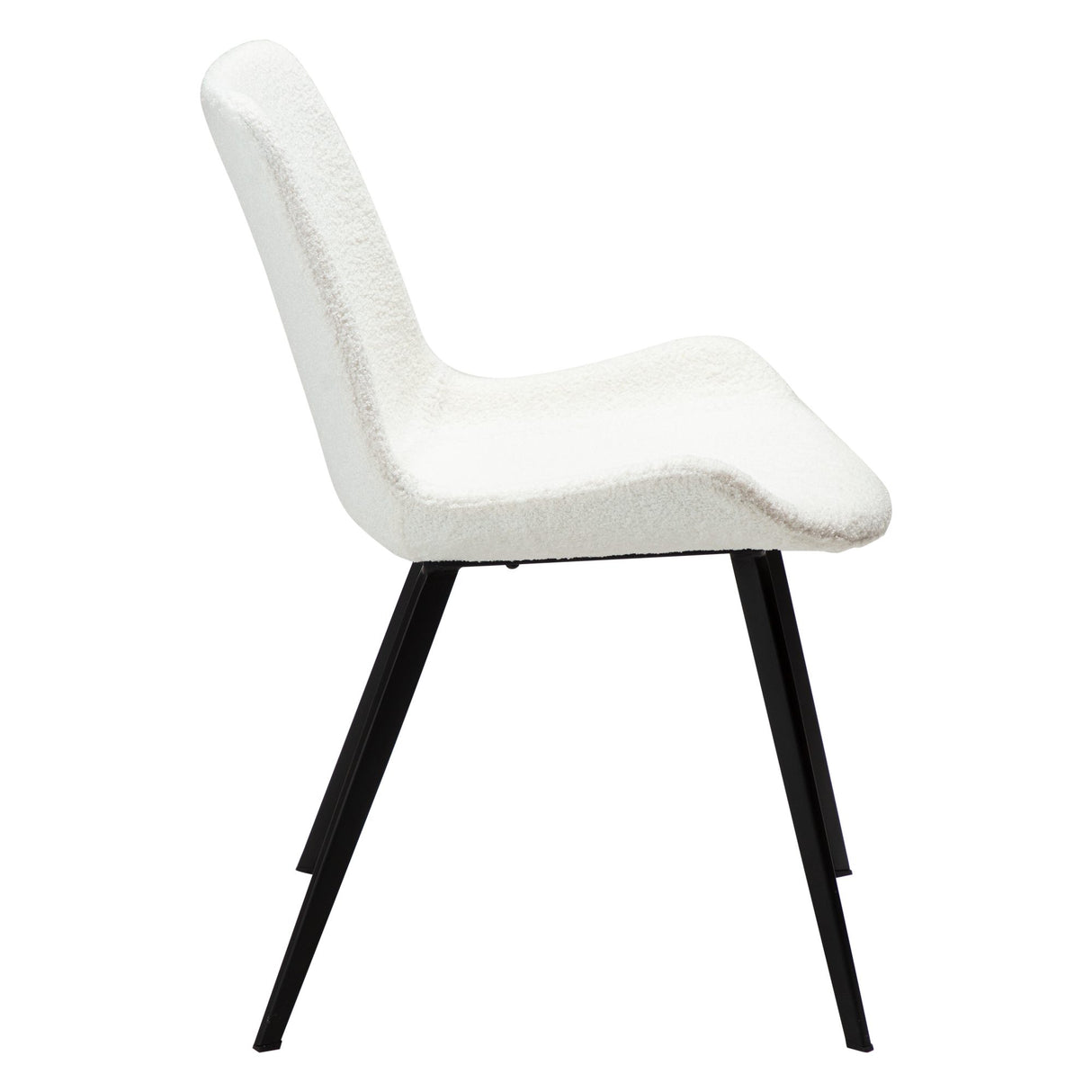 Hype Stol Snow Bouclé, Black