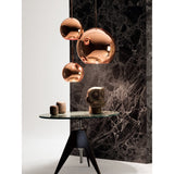 Copper Trio Rund Pendelsystem With LED