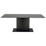 Murcia Matbord 200x100 cm Keramik Svart