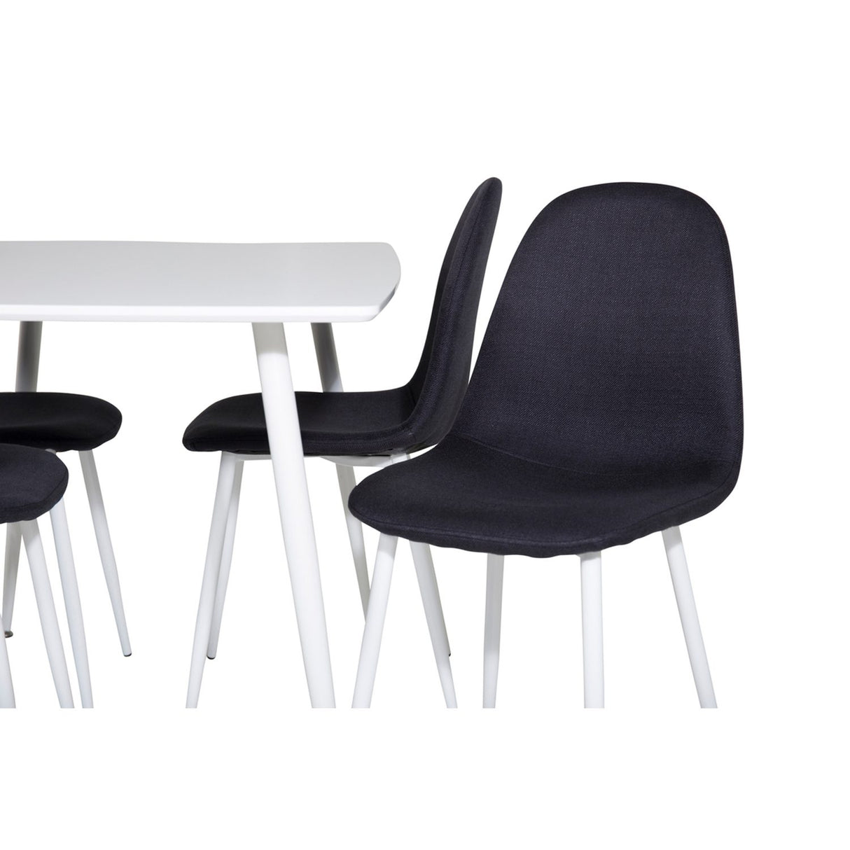 Polar, Polar Rektangulär matgrupp Svart, vit, Vit, 120 x 75