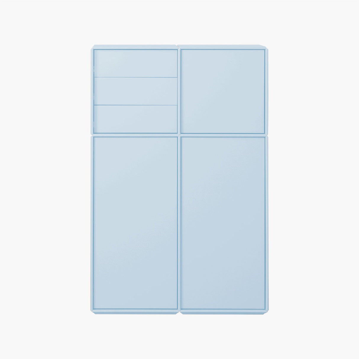 Chicago Quadrant-skåp Himalayansk Blå