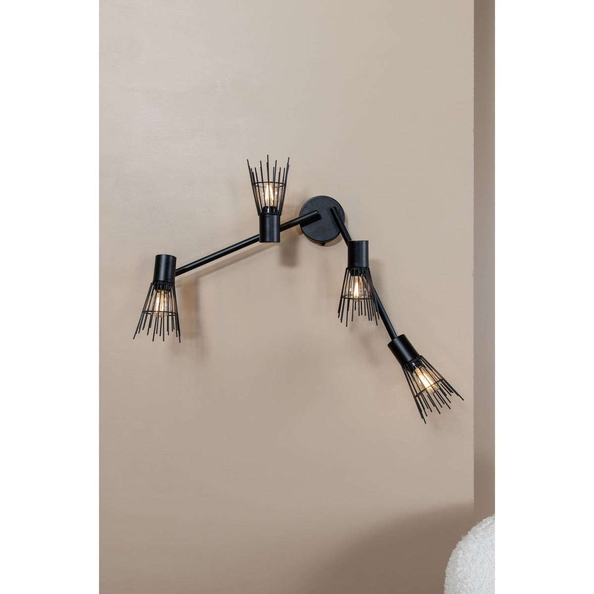 Pico Vägglampa Svart, 19 x 15 x 70