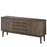 Broholm Solid Sideboard 183x81 cm Rökoljad Ek