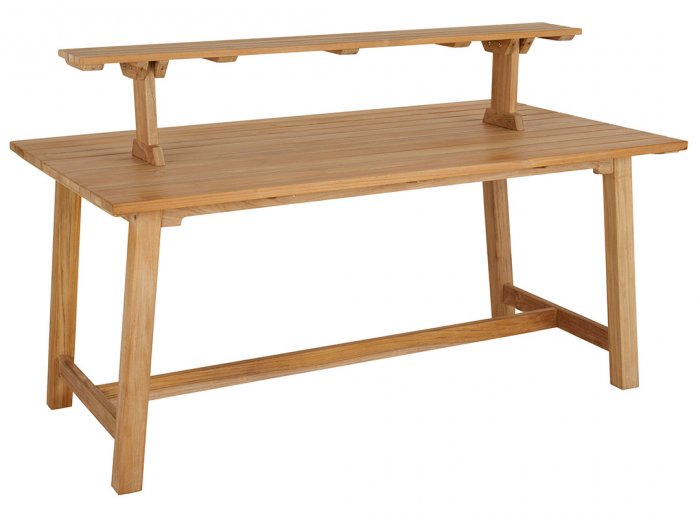 Keros Matgrupp 160x90 cm Teak ink 4st Midway Karmstolar