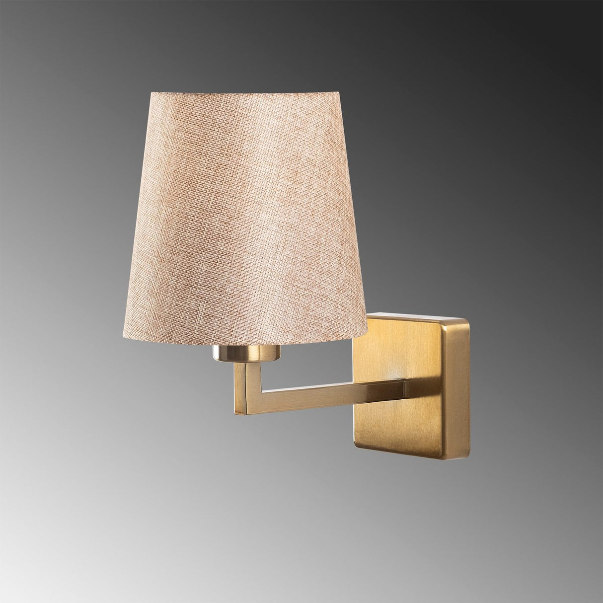 Profil Vägglampa Guld / kräm