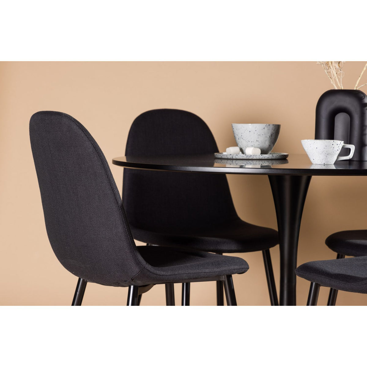 Glade, Polar Rund matgrupp Svart, Svart, ⌀100