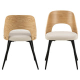 Dina Matstol Ek/beige