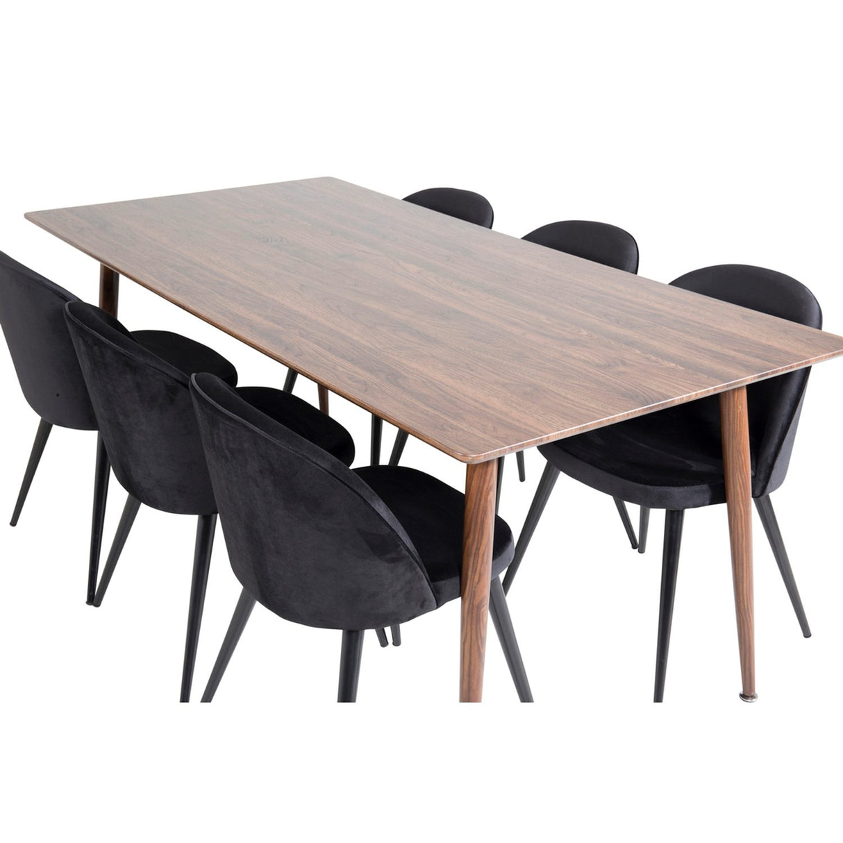 Rektangulär matgrupp