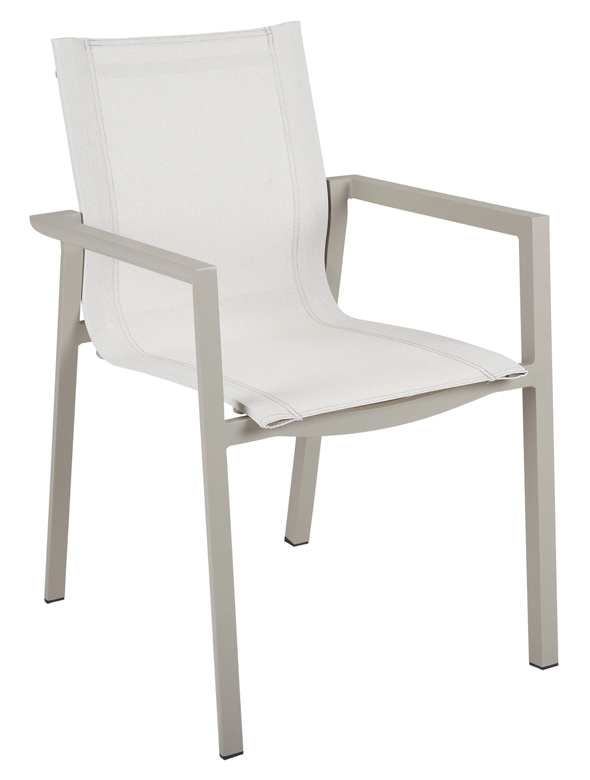 Delia Karmstol Textilene - Khaki / Off White