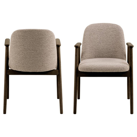 Rochefort Karmstol Rökt Ek/Beige