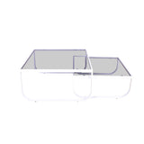 Rocker Soffbord Vit, 8070x8070