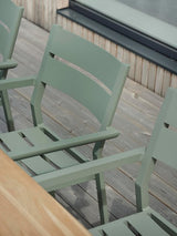 Nox Matgrupp 240x90 cm ink 6st Delia Karmstolar Dusty Green