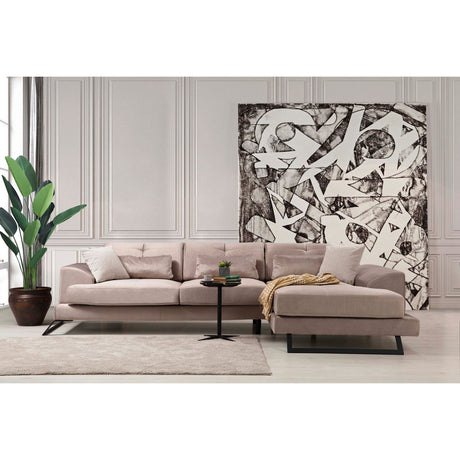 Casablanca Corner (308-190 x 100 x 92 cm) Beige Hörnsoffa Höger