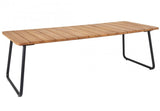 Nolli Matbord 175x90 cm Svart/Teak