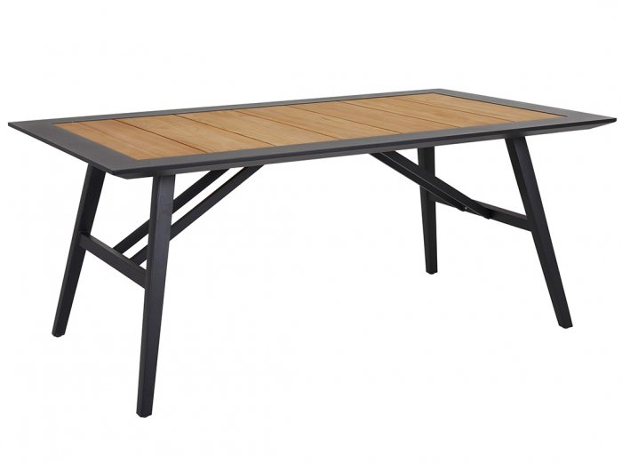 Chios Bord 175x100 Svart/Teak
