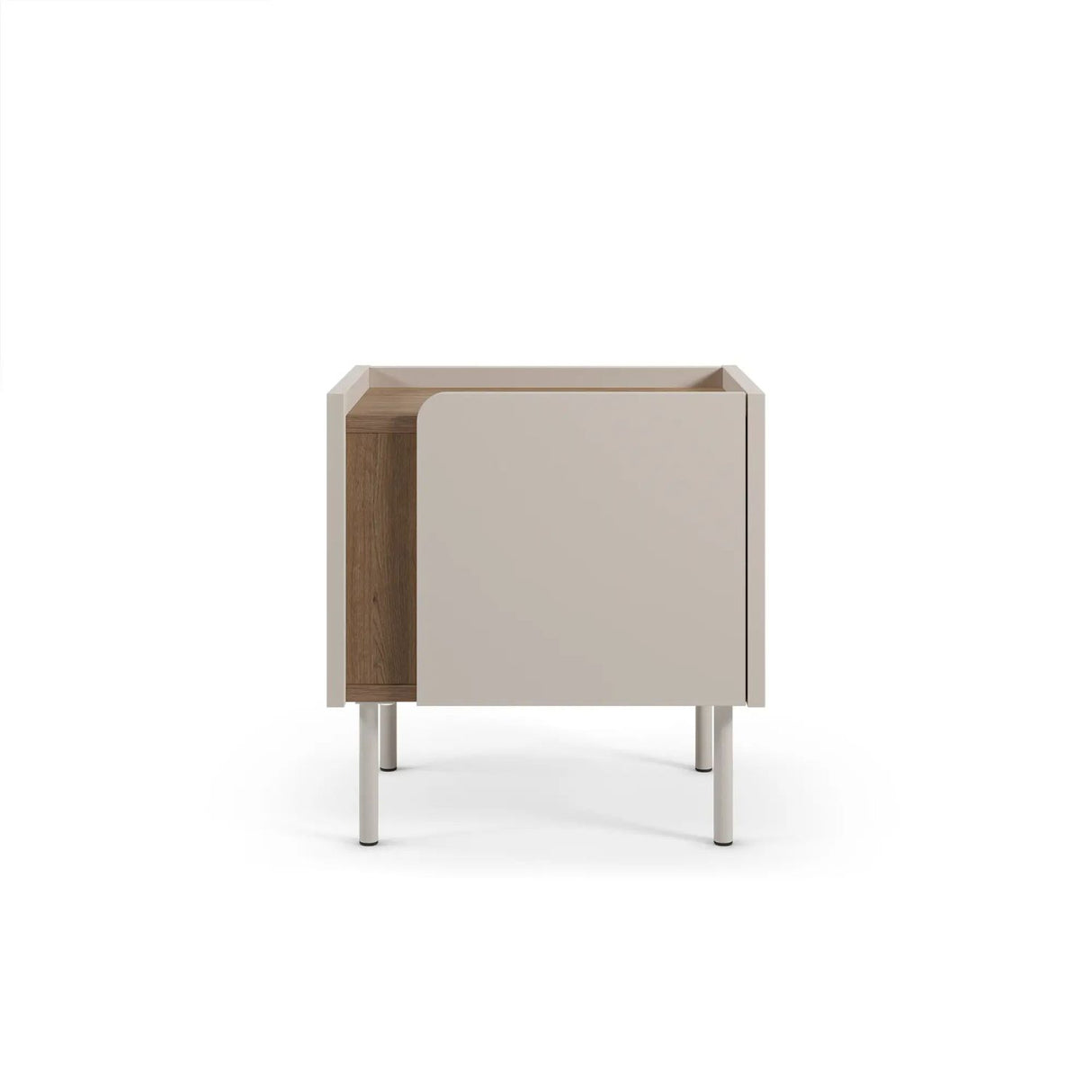 Lucile (45,5 x 47,8 x 35 cm) Nattduksbord Naturlig ek sandsten