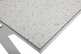 Hillmond Bord 100x238-297 cm Khaki/Beige Terrazzo