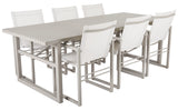Vevi Matgrupp 230x95 cm ink 6st Karmstolar Khaki