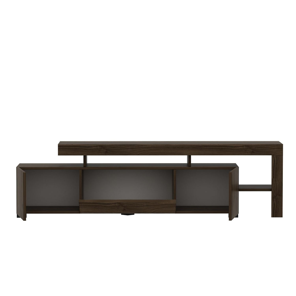 Beliz (192 x 53 x 37 cm) valnöt TV-bänk