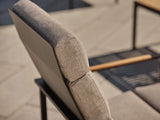 Indus 3-sits Soffa Svart/Teak