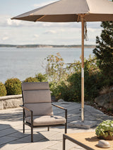 Indus 3-sits Soffa Svart/Teak