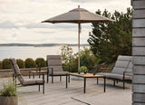 Indus 3-sits Soffa Svart/Teak