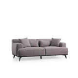 Kigali 2 (200 x 100 x 75 cm) brungrå 2-sitssoffa