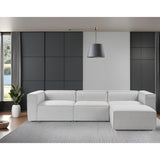 Fora (297 x 66 x 190 cm) Hörnsoffa Grå