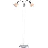 Ray Double Golvlampa Krom